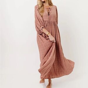 NWT Shop Worth Collective Mauve Maxi Dress